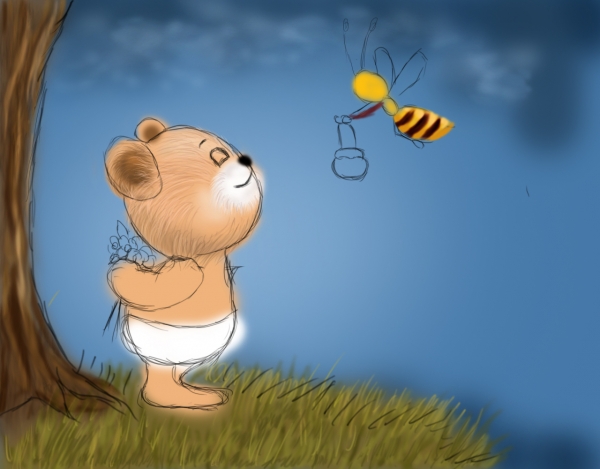 Creation of For U..Honey: Step 4